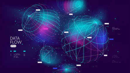 analysis and sorting digital database vector image