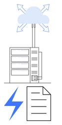 cloud data storage and processing with efficient vector image
