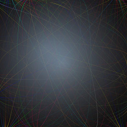 Dark background with colorful abstract lines vector