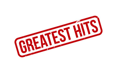 Greatest hits rubber stamp seal Royalty Free Vector Image