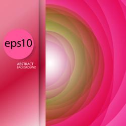 Abstract soft smooth design template with pink vector