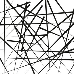 random line structure abstract web shape chaotic vector image