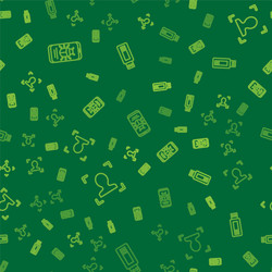 set line system bug on mobile face recognition vector image