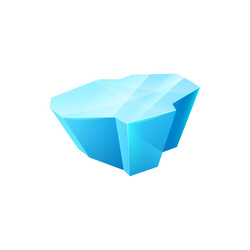 ice crystal frozen floe gui or ui element vector image