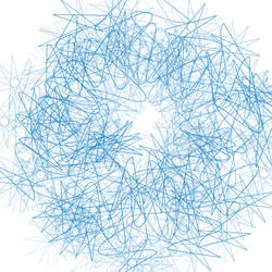 random squiggly lines abstract monochrome pattern vector image