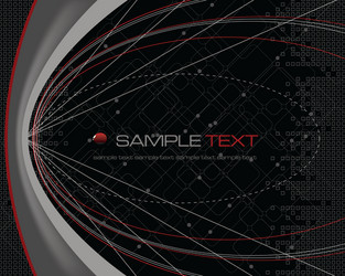 Modern Circuit Network Background vector image