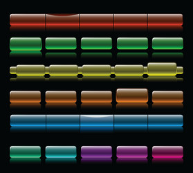 Modern Web Navigation Icons vector image