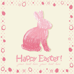 Hand drawn orthodox easter gift card Royalty Free Vector