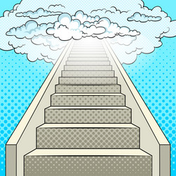 Stairway To Heaven Stock Illustrations – 2,963 Stairway To Heaven