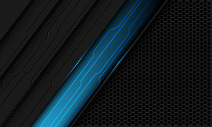 Blue Circuit Mesh Abstract vector image