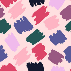 Creative seamless pattern with colorful shapes vector