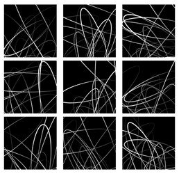 random lines artistic element pattern set non vector image