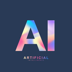ai banner concept in the digital style generative vector image