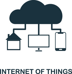 Internet things icon monochrome style design vector