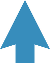 isolated cursor arrow design vector image
