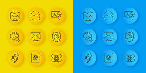 set line chain link create account screen vector image