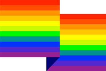 Lgbt geometric flag generic rainbow colored vector