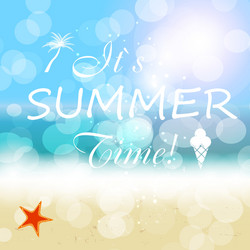 Summer holidays background Royalty Free Vector Image