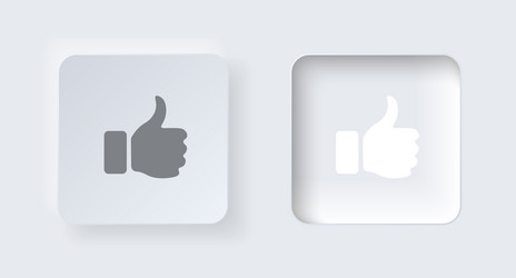 neumorphic on and off button for interface vector image