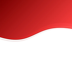 Red and White Wave Abstract Background vector image