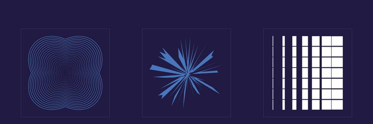 Retro futuristic elements for design Royalty Free Vector