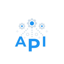 api application programming interface concept vector image