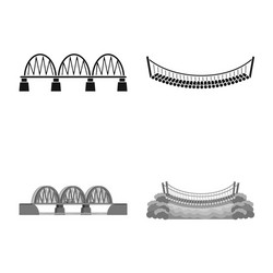 isolated object connection and design symbol vector image