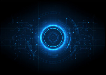 Digital Circuit Technology vector image
