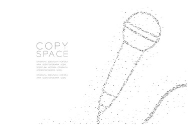 abstract geometric circle dot pixel pattern retro vector image