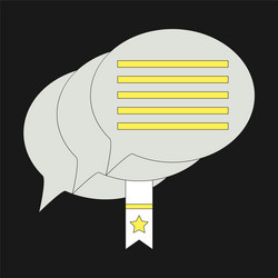 zip file notebook and email with attachment vector image