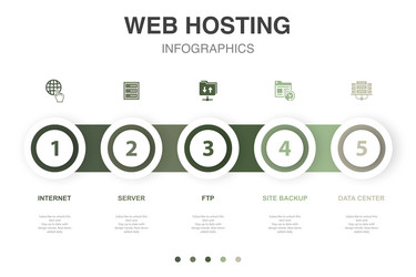 Internet server ftp site backup data center vector