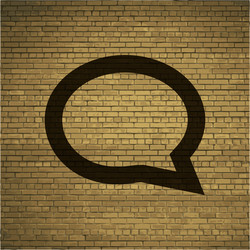 cloud thoughts flat modern web button and space vector image