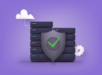 Big Data Analytics Dashboard vector image