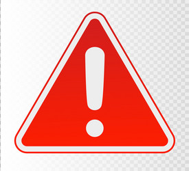 hazard warning attention sign vector