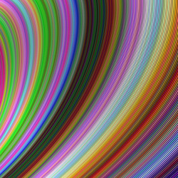 abstract colorful curved stripe background design vector image