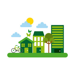 Green city design vector