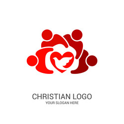 unity believers in jesus christ Vector Image