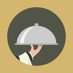 Food service icon vector