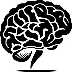 Human brain Royalty Free Vector Image - VectorStock