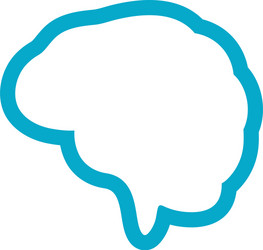 Brain icon template Royalty Free Vector Image - VectorStock