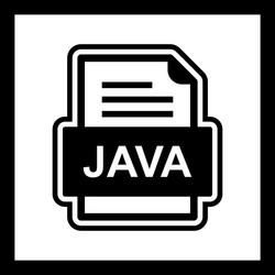 java file document icon vector image
