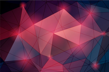 multicolored triangle abstract background vector image