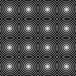 design seamless monochrome spiral movement pattern vector image