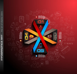 clean infographic layout template for data vector image