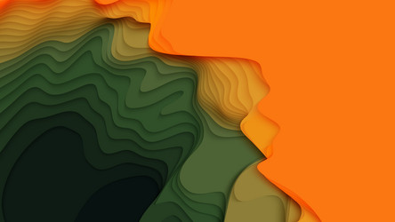 Paper Layer Gradient Abstract vector image