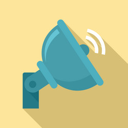 5g antenna icon flat style vector