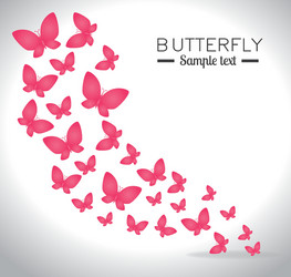 Elegant Butterfly Motif Vector Image