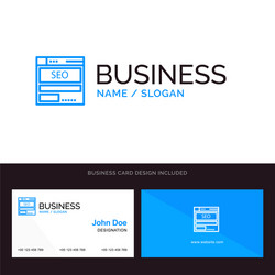 website server data hosting seo tech blue vector image