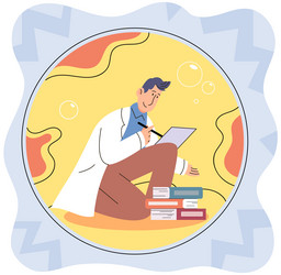 introvert the restriction of excessive vector image