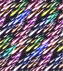 seamless pattern with multicolored falling stars vector image